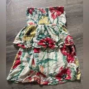 O’Neill ruffle strapless dress